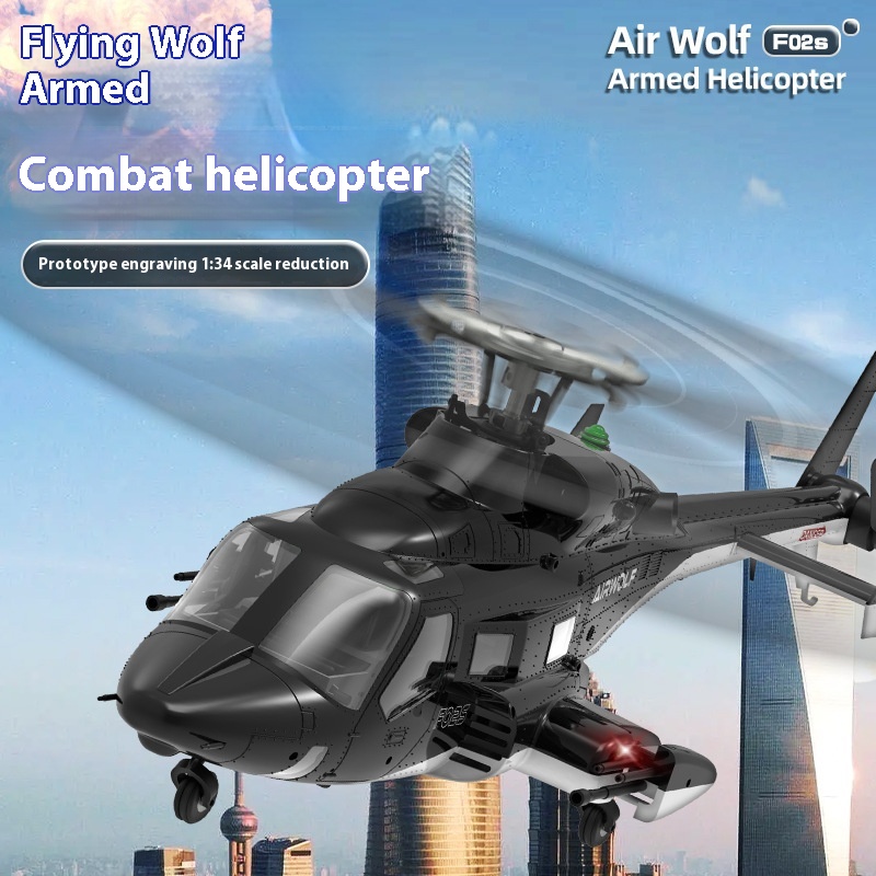 Yuxiang F02s Flying Wolf Armed - Rc Helicopter Nitro ulasan dan harga