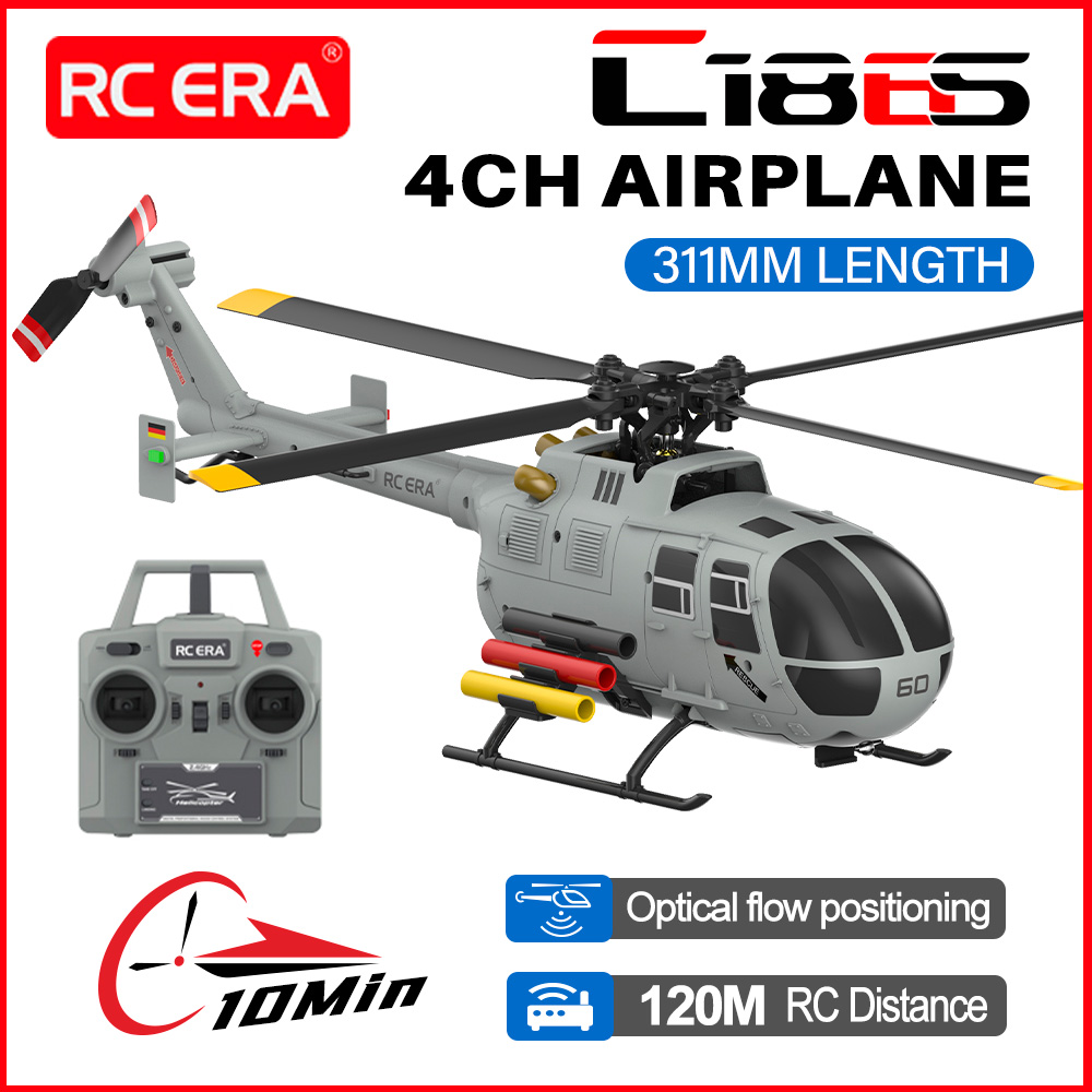 RC ERA C186S BO105 Helicopter  - Rc Helicopter Gyro ulasan dan harga