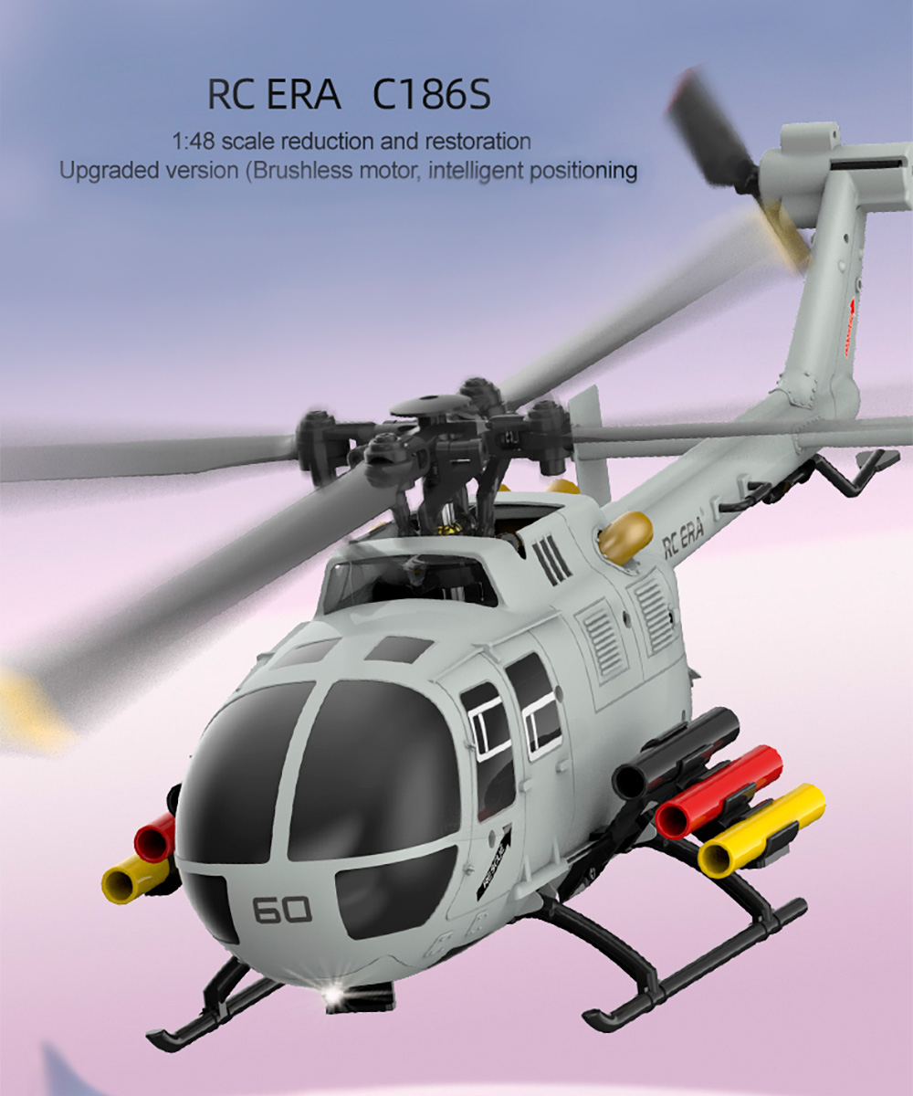 RC ERA C186S BO105 Helicopter  - Rc Helicopter Gyro ulasan dan harga