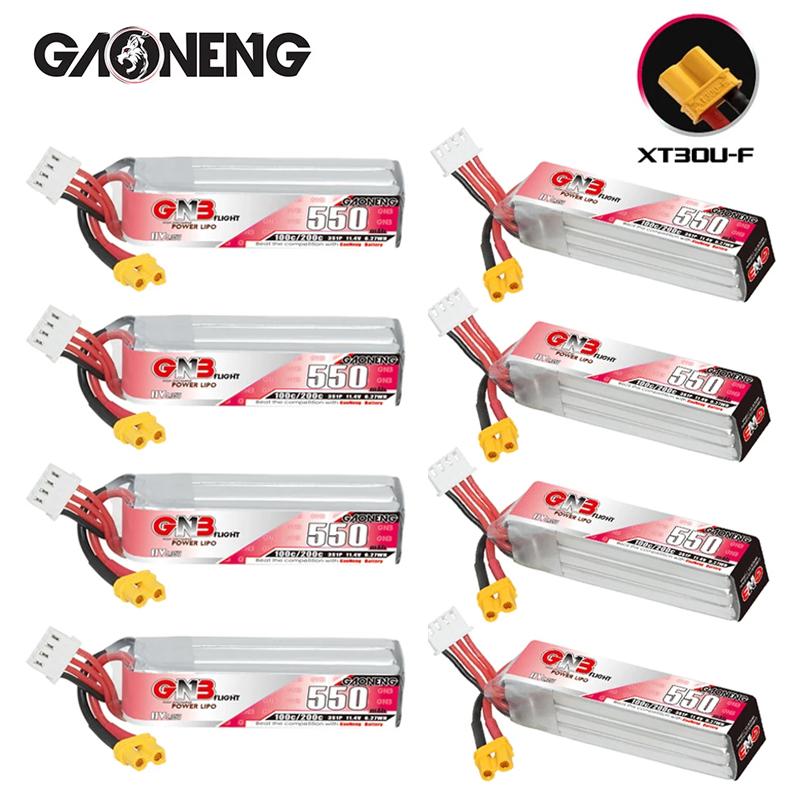 GNB HV 11.4V 550mAh 100C/200C  - Rc Helicopter Parts ulasan dan harga