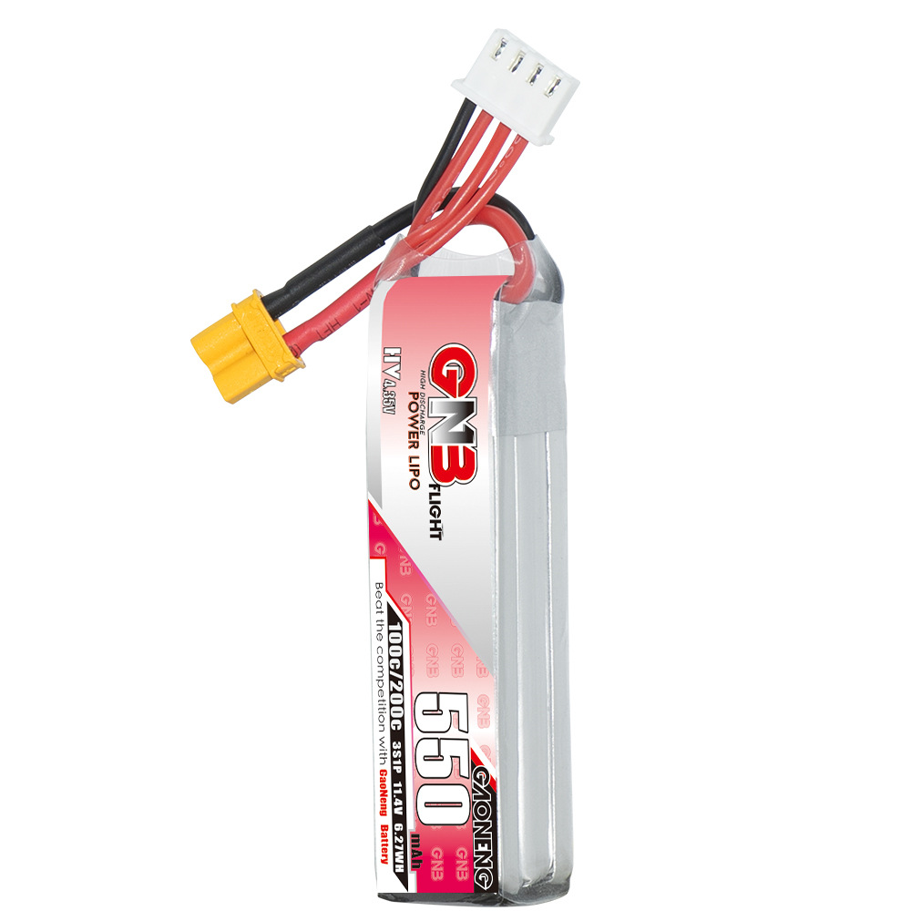 GNB HV 11.4V 550mAh 100C/200C  - Rc Helicopter Parts ulasan dan harga