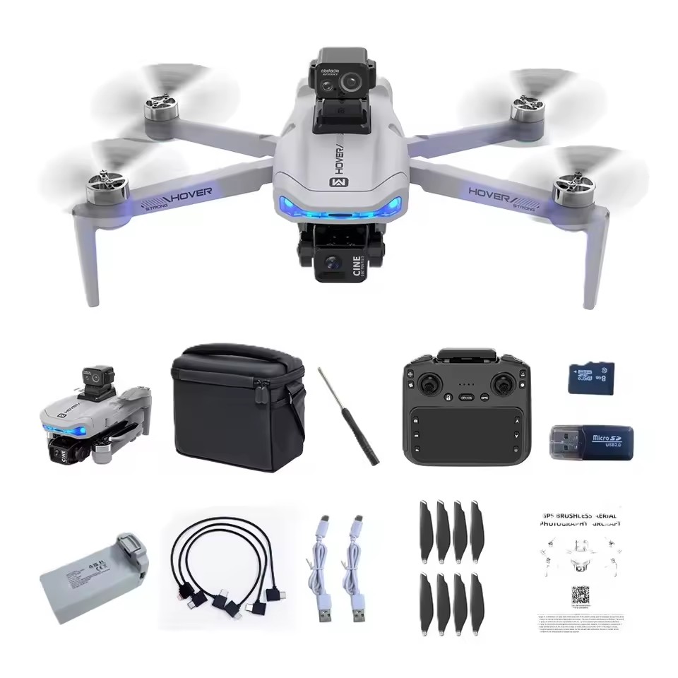 2KM Three-Axis Gimbal Drone 8K - Rc Helicopter Electric ulasan dan harga